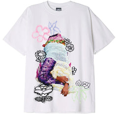 Obey - Blanket Doodle T-shirt White-T-shirts-166913331
