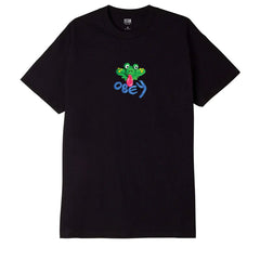 Obey - Clay Frog Tee - Black-T-shirts-165263316