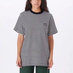 Obey - Established Works Eyes Stripe T-shirt - Black Multi-T-shirts-131080331