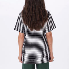 Obey - Established Works Eyes Stripe T-shirt - Black Multi-T-shirts-131080331