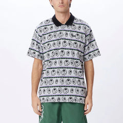 Obey - Expand Jacquard Polo SS - Black Multi-T-shirts-131090075