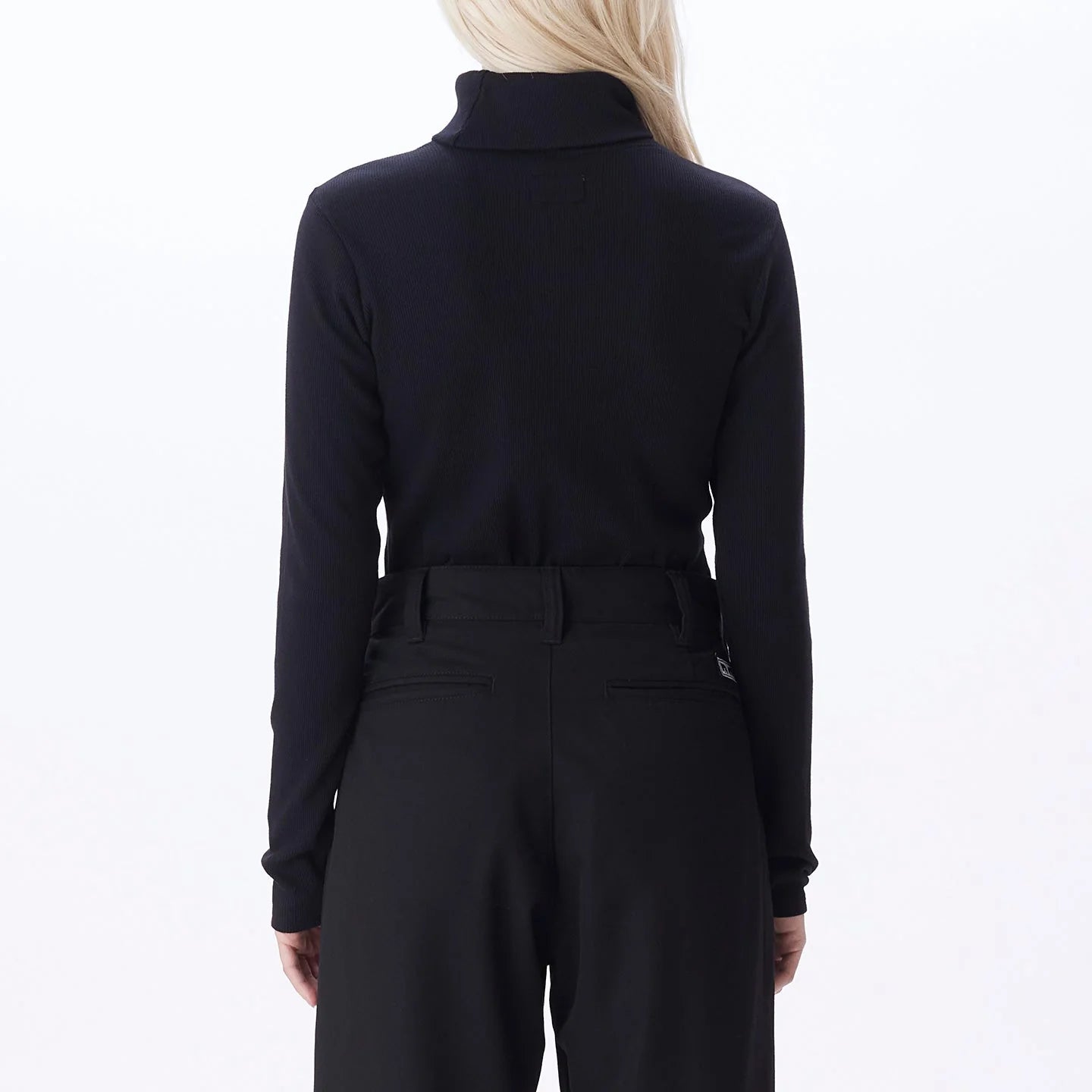 Obey Femme - Belle Turtle Neck - Black-T-shirts-231030124