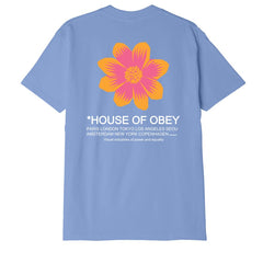 Obey - House Of Obey Flower - Digital Violet-T-shirts-165263414-DIV