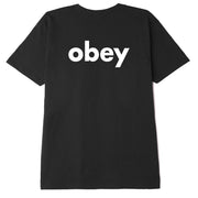 Obey - Lower Case Classic Tee - Black-T-shirts-165263181