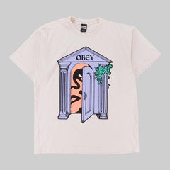Obey - Mausoleum T-shirt - Cream-T-shirts-