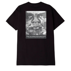 Obey - Obey NYC Smog T-shirt - Black-T-shirts-165263595