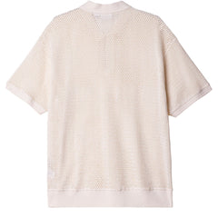 Obey - Rolling Button-Up Polo SS - Unbleached-T-shirts-131090077