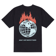Obey x Napa Don't Just Watch It Burn Tee - Black-T-shirts-NA4HMM2