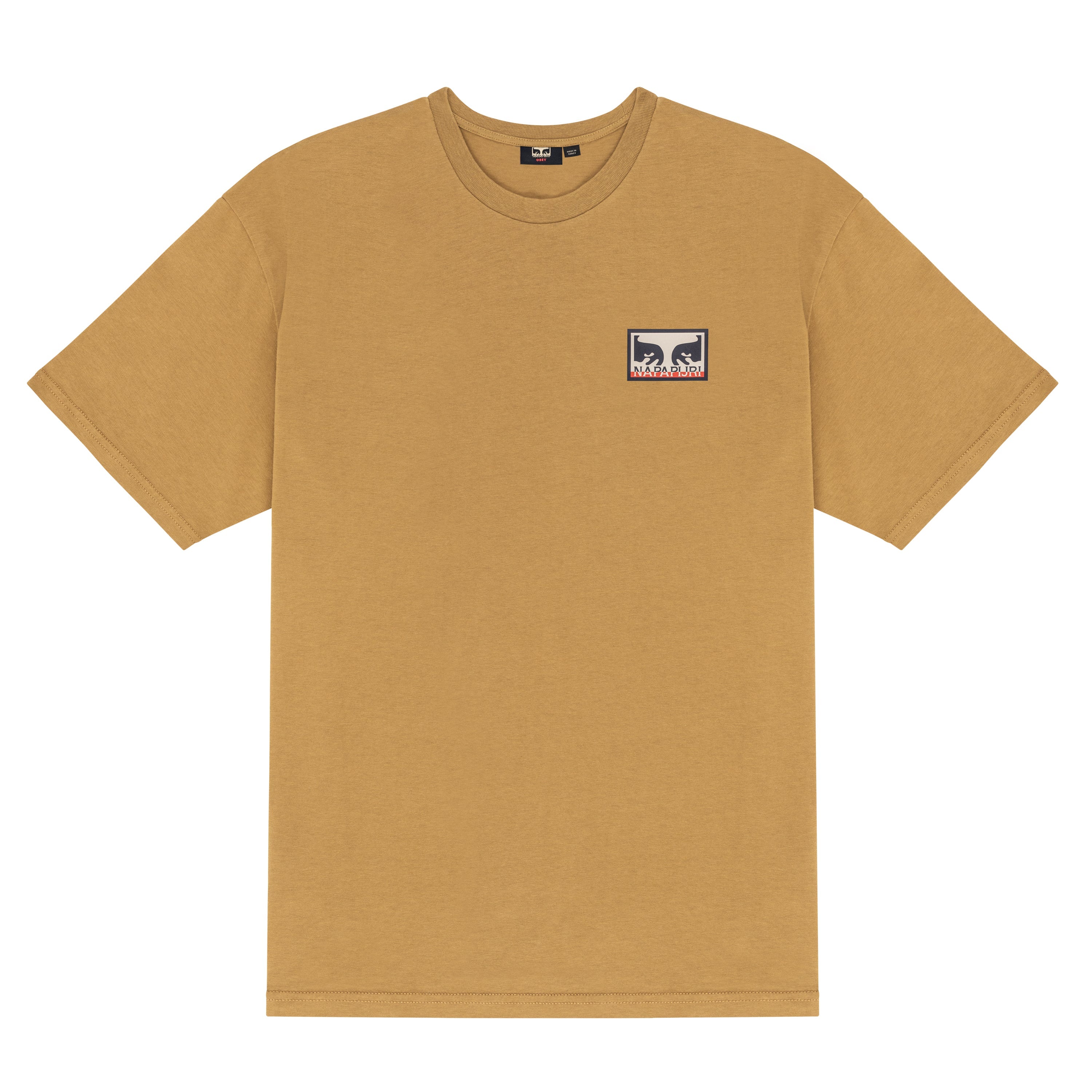Obey x Napa - Obey Street Campaign Tee - Toffee-T-shirts-NA4HMM