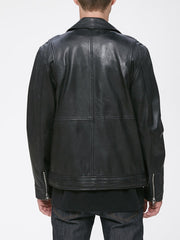 Obey - Bastards Leather Jacket - Black-Vestes et Manteaux-121800233
