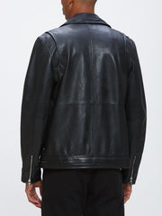 Obey - Bastards Leather Jacket - Black-Vestes et Manteaux-121800233