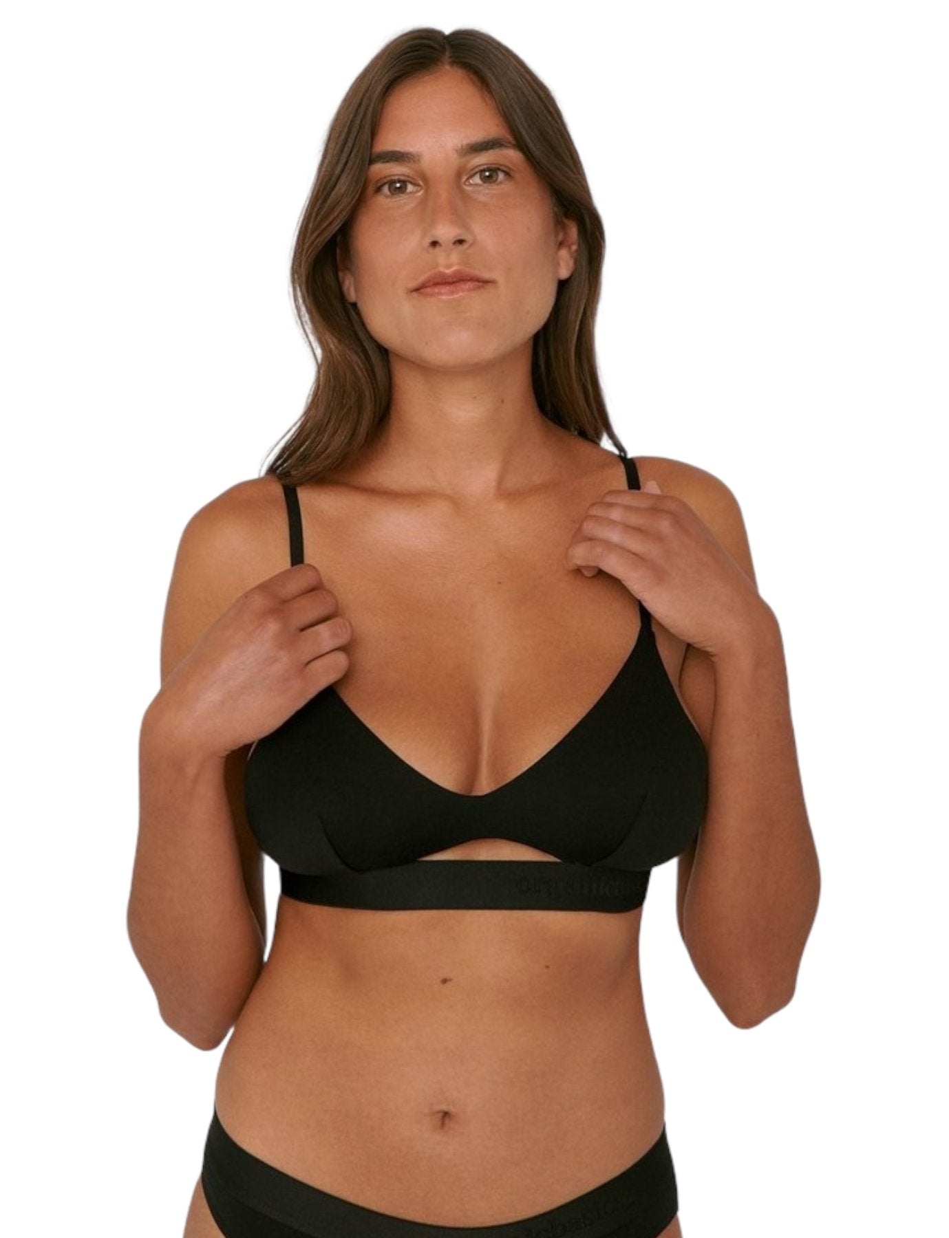 Organic Basics - Soft Touch - Lite Bralette Black-Accessoires-