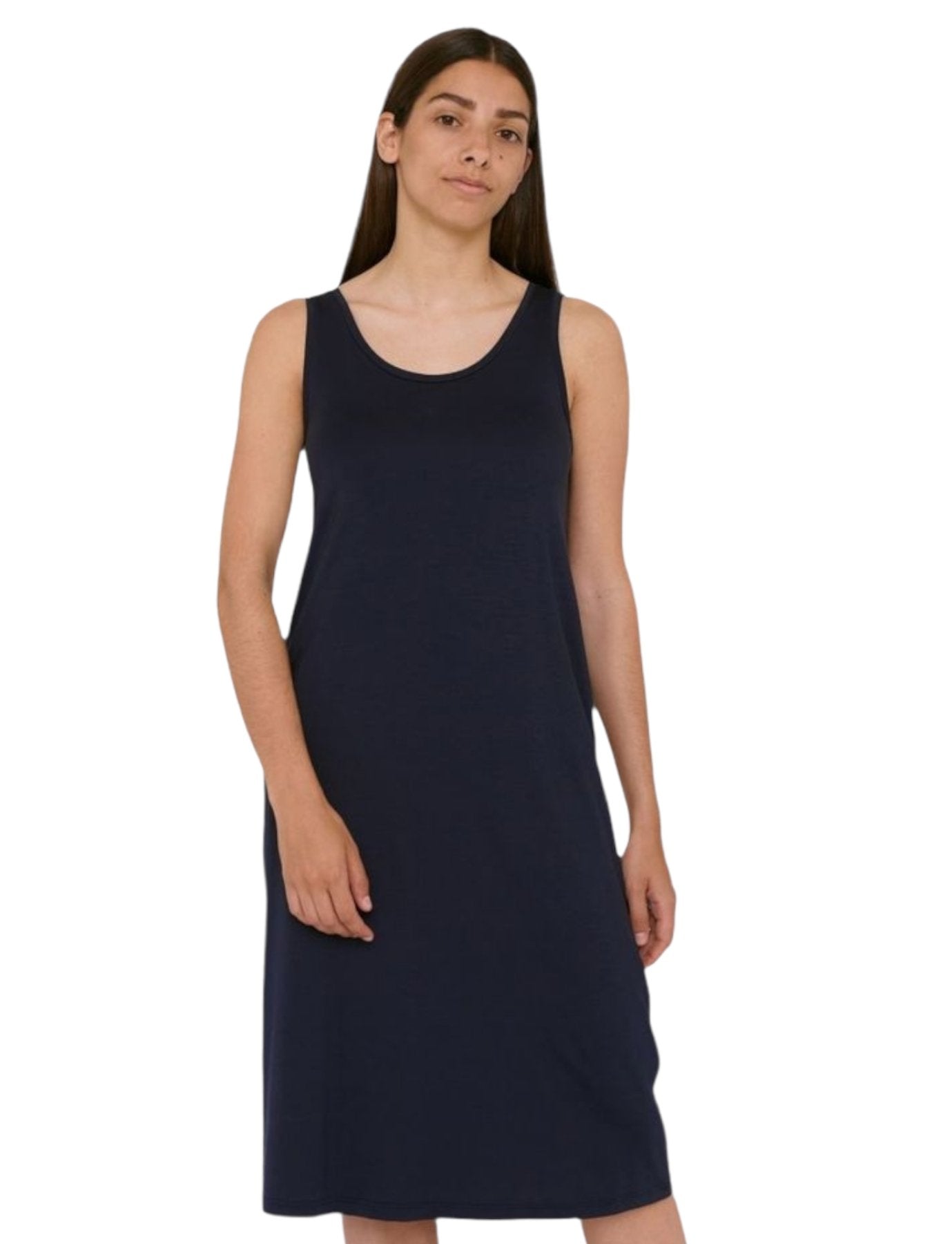 Organic Basics - Tencel - Lite Dress Navy-Robes-