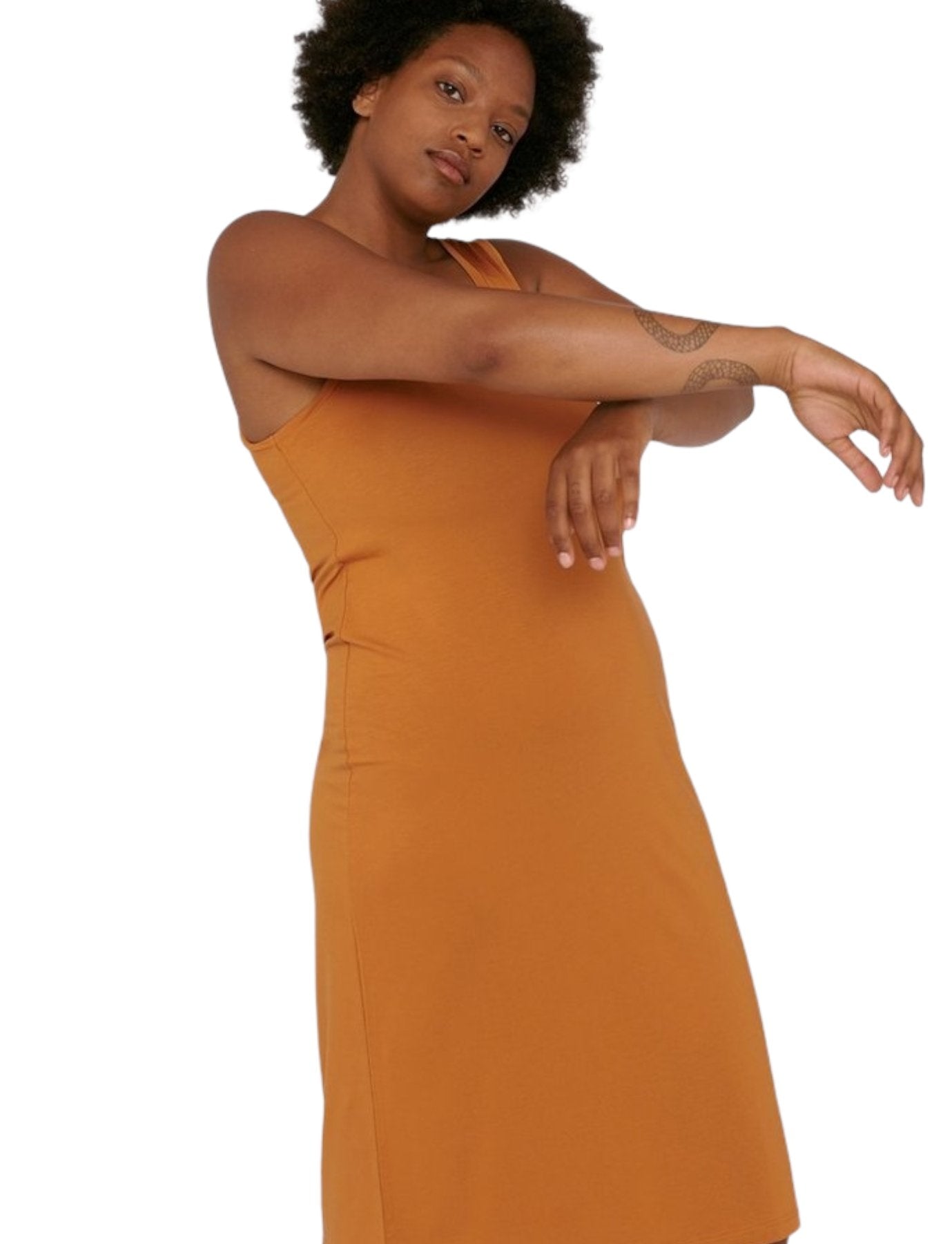 Organic Basics - Tencel - Lite Dress Ocher-Robes-