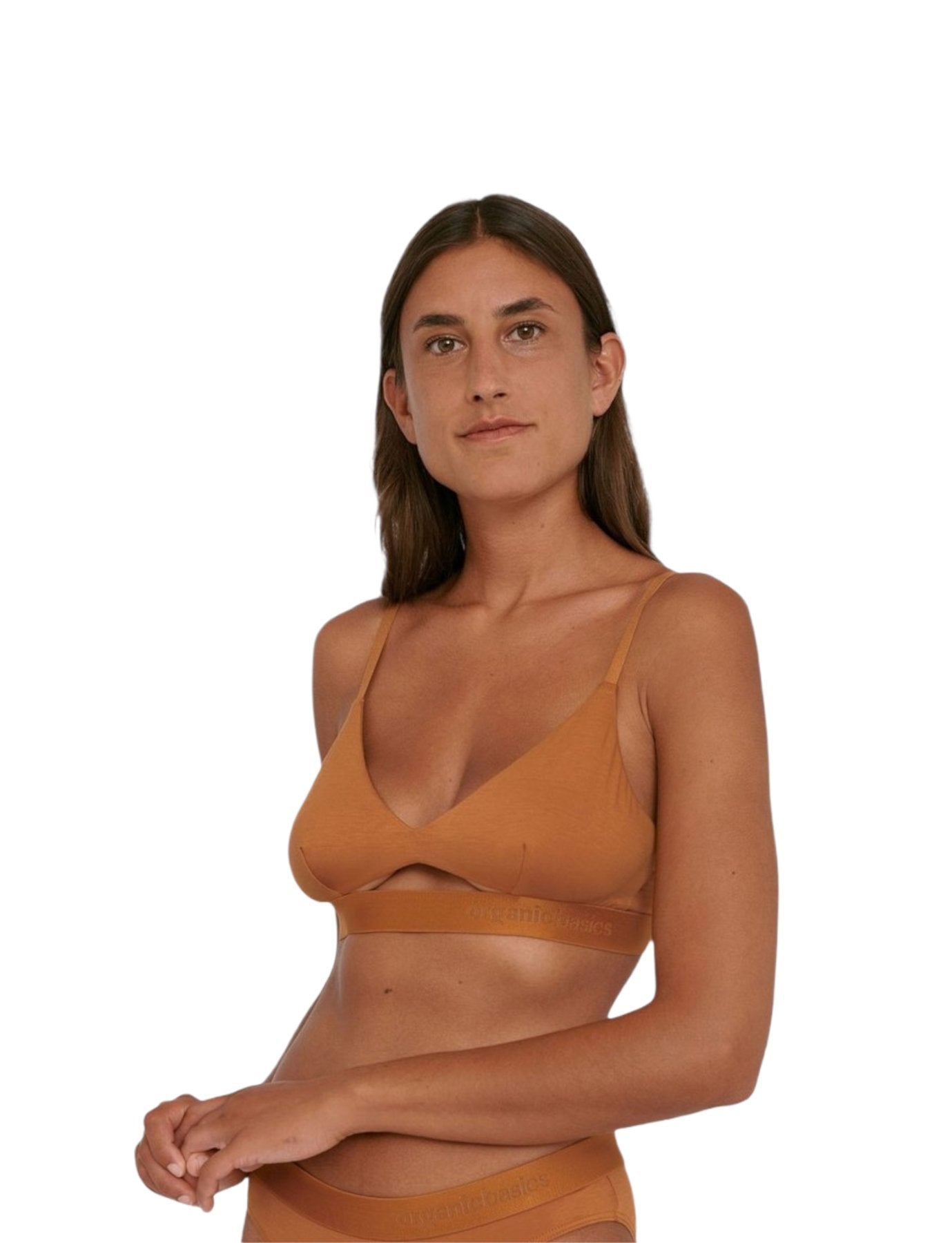 Organic Basics - Tencel - Lite Bralette Ocher-Sous-Vêtements-