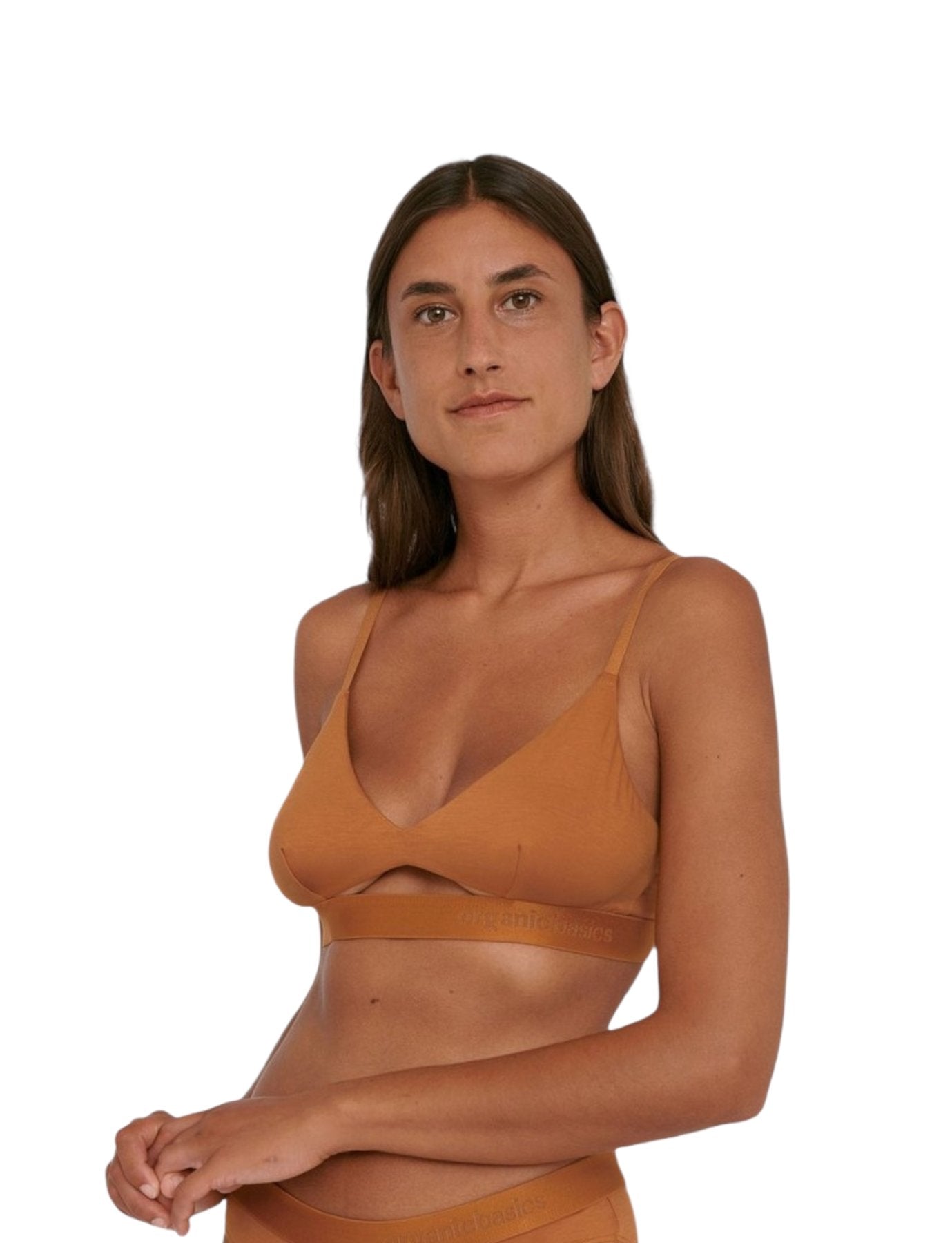 Organic Basics - Tencel - Lite Bralette Ocher-Sous-Vêtements-
