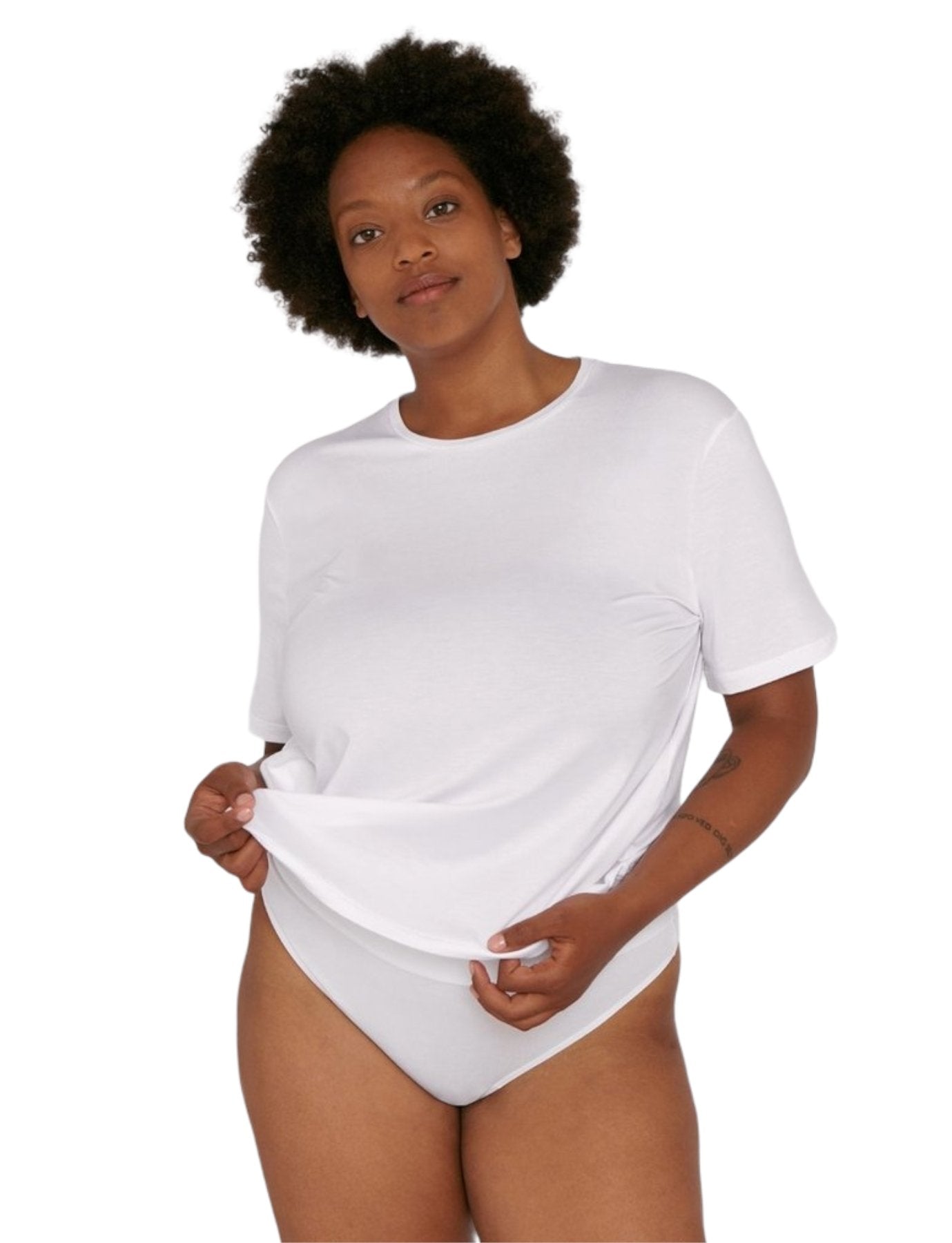 Organic Basics - Tencel - Women's Lite Tee White-Tops-