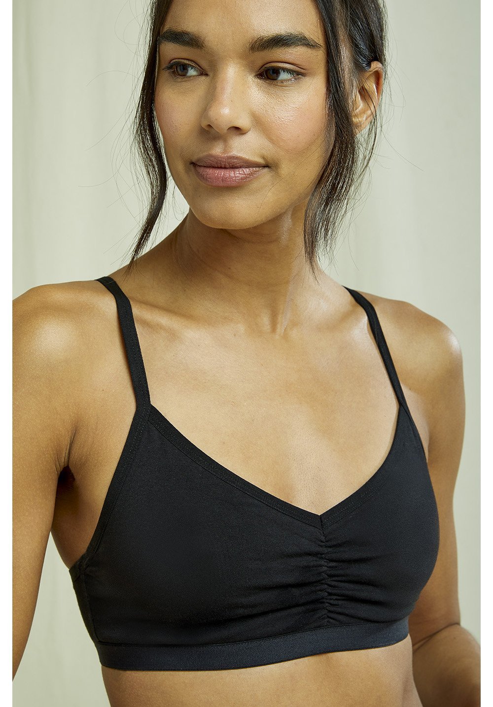 People Tree - Soft Bra- Soutien Gorge Coton Biologique - Black-Sous-vetements-U377UV.BK1