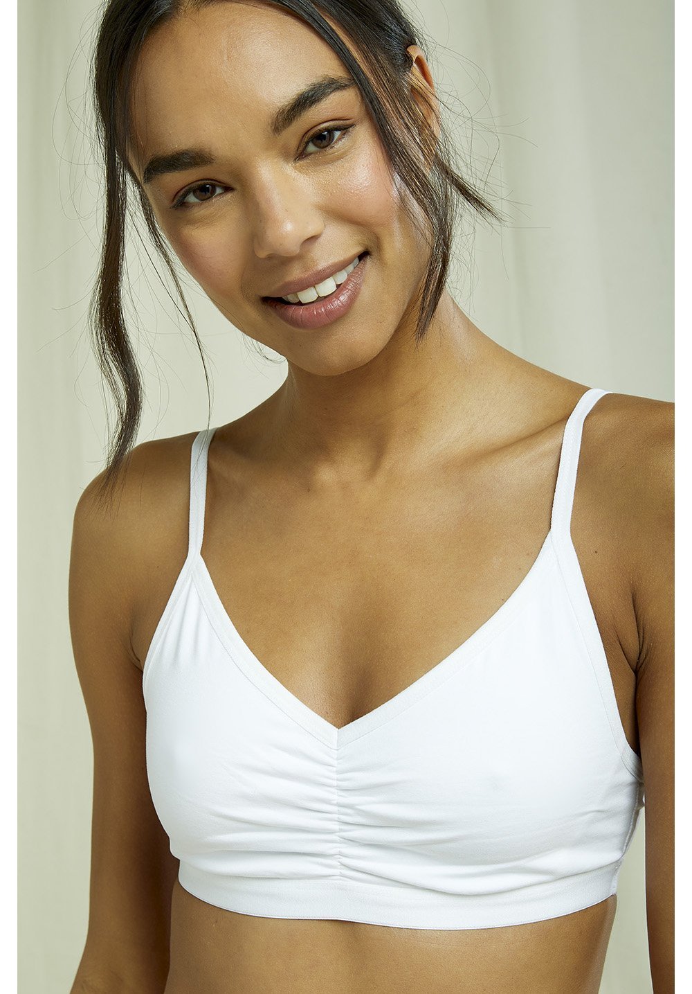 People Tree - Soft Bra- Soutien Gorge Coton Biologique - White-Sous-vetements-U377UV.WH1