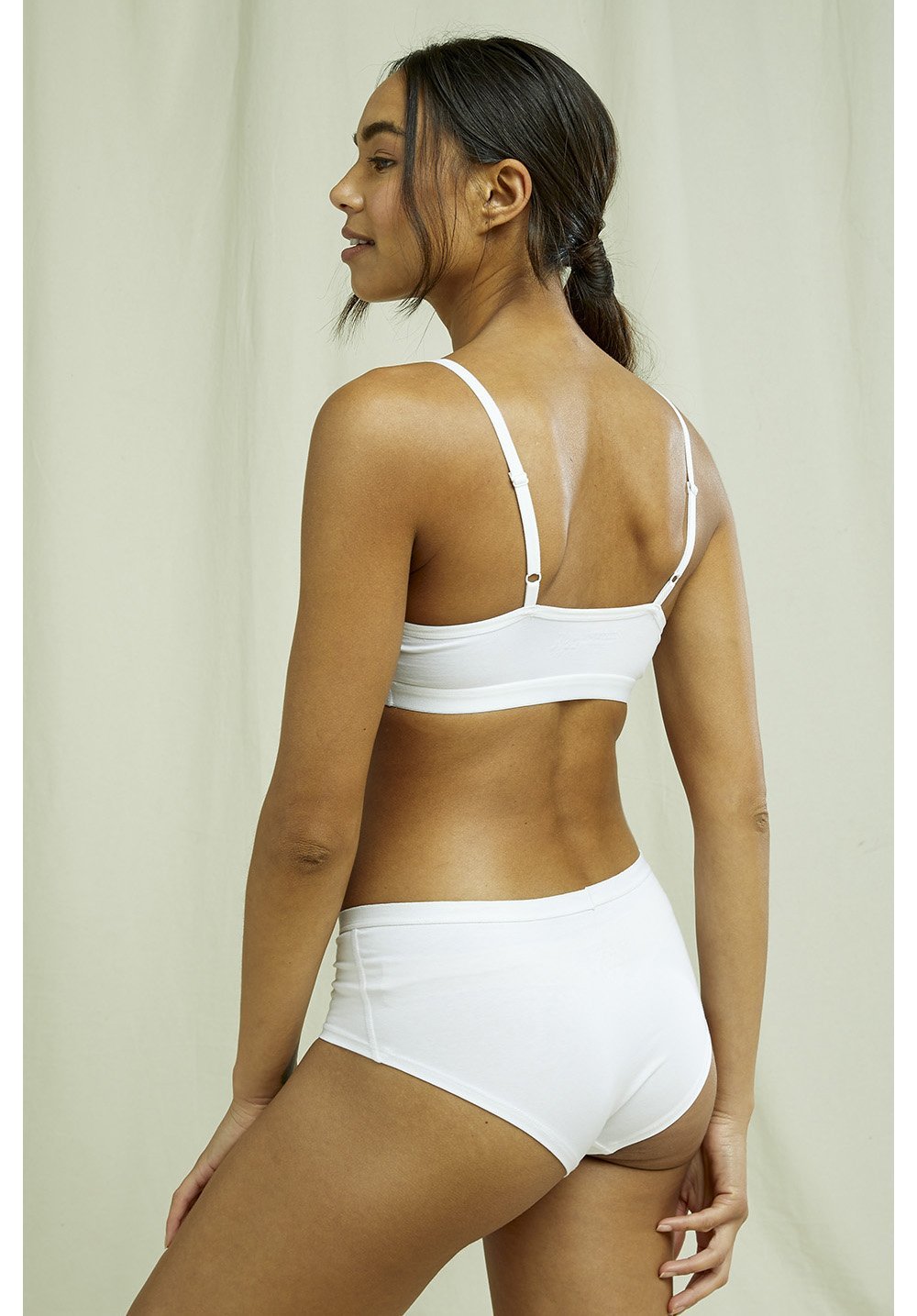People Tree - Soft Bra- Soutien Gorge Coton Biologique - White-Sous-vetements-U377UV.WH1
