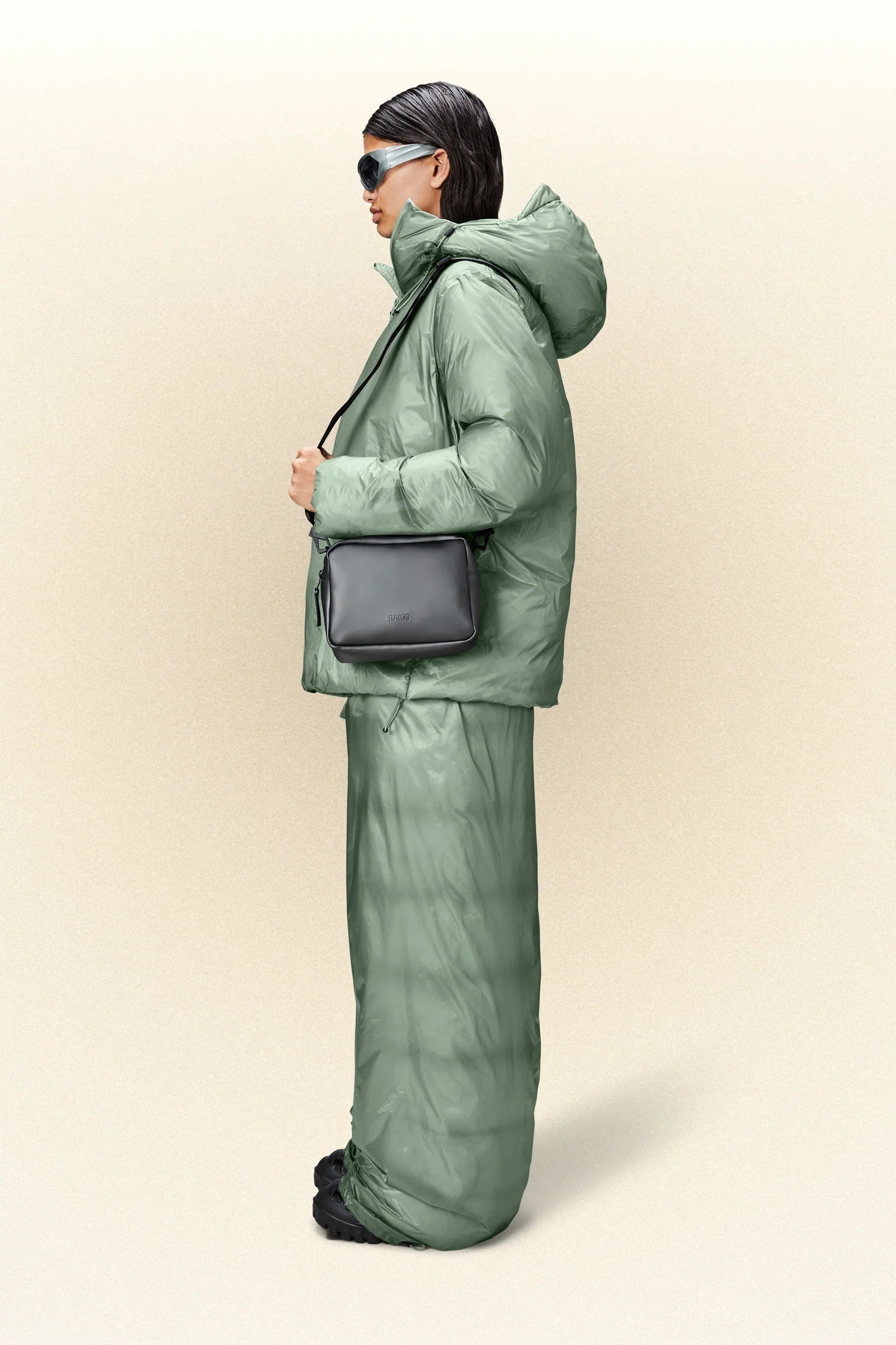 Rains - Box Bag - Metallic Grey - LIMITED EDITION-Accessoires-14100