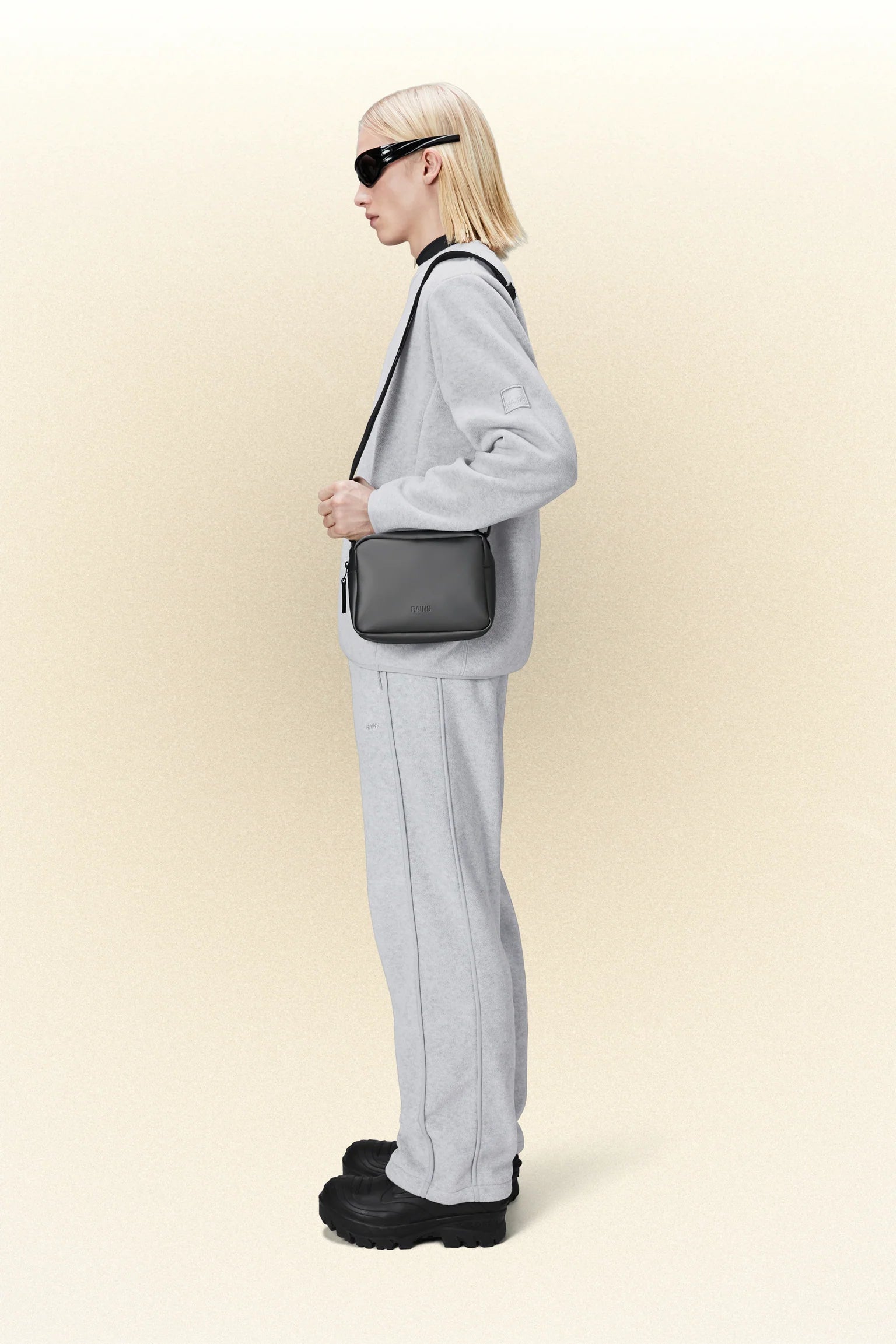 Rains - Box Bag - Metallic Grey - LIMITED EDITION-Accessoires-14100