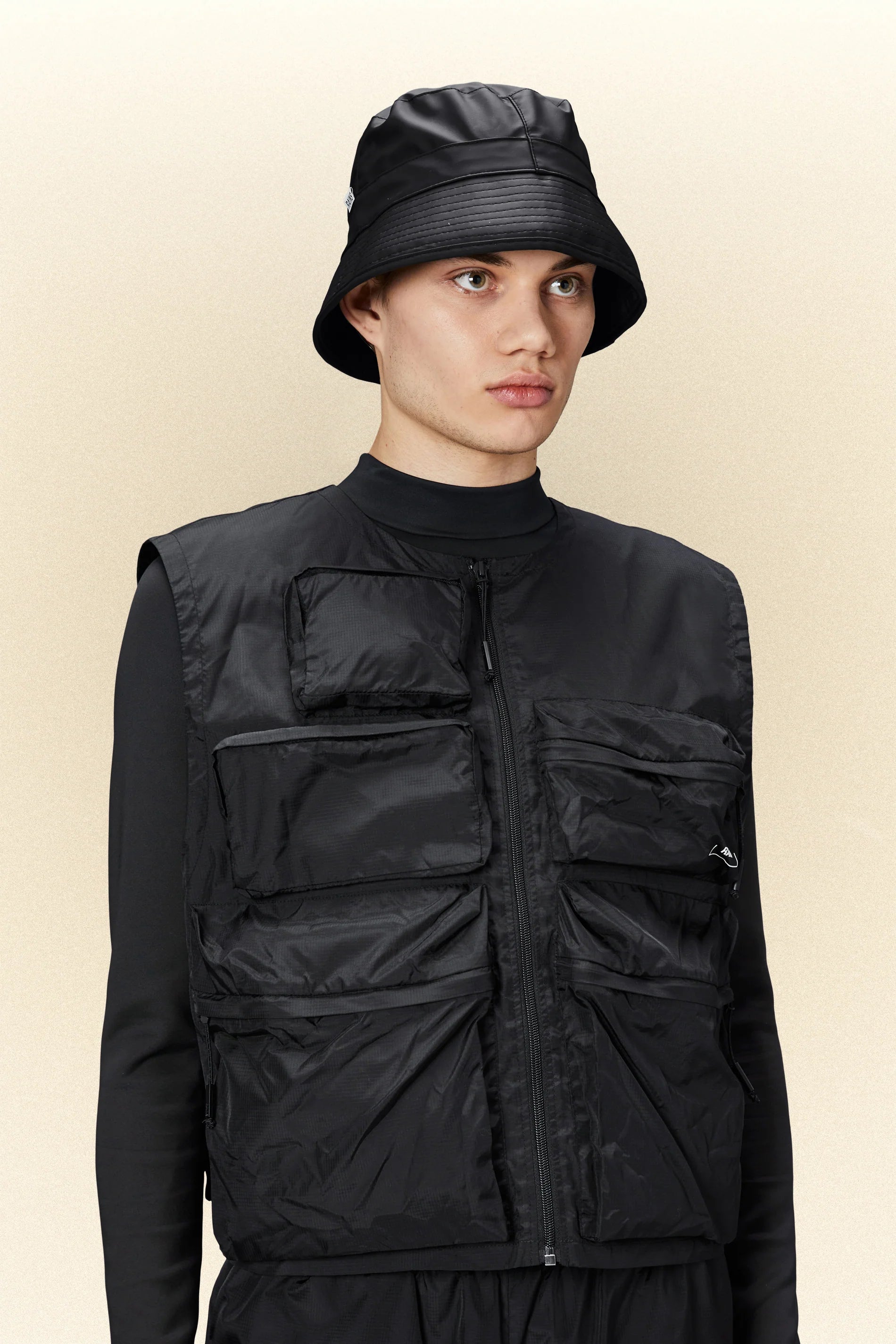 Rains - Bucket Hat 20010 - Black-Accessoires-20010