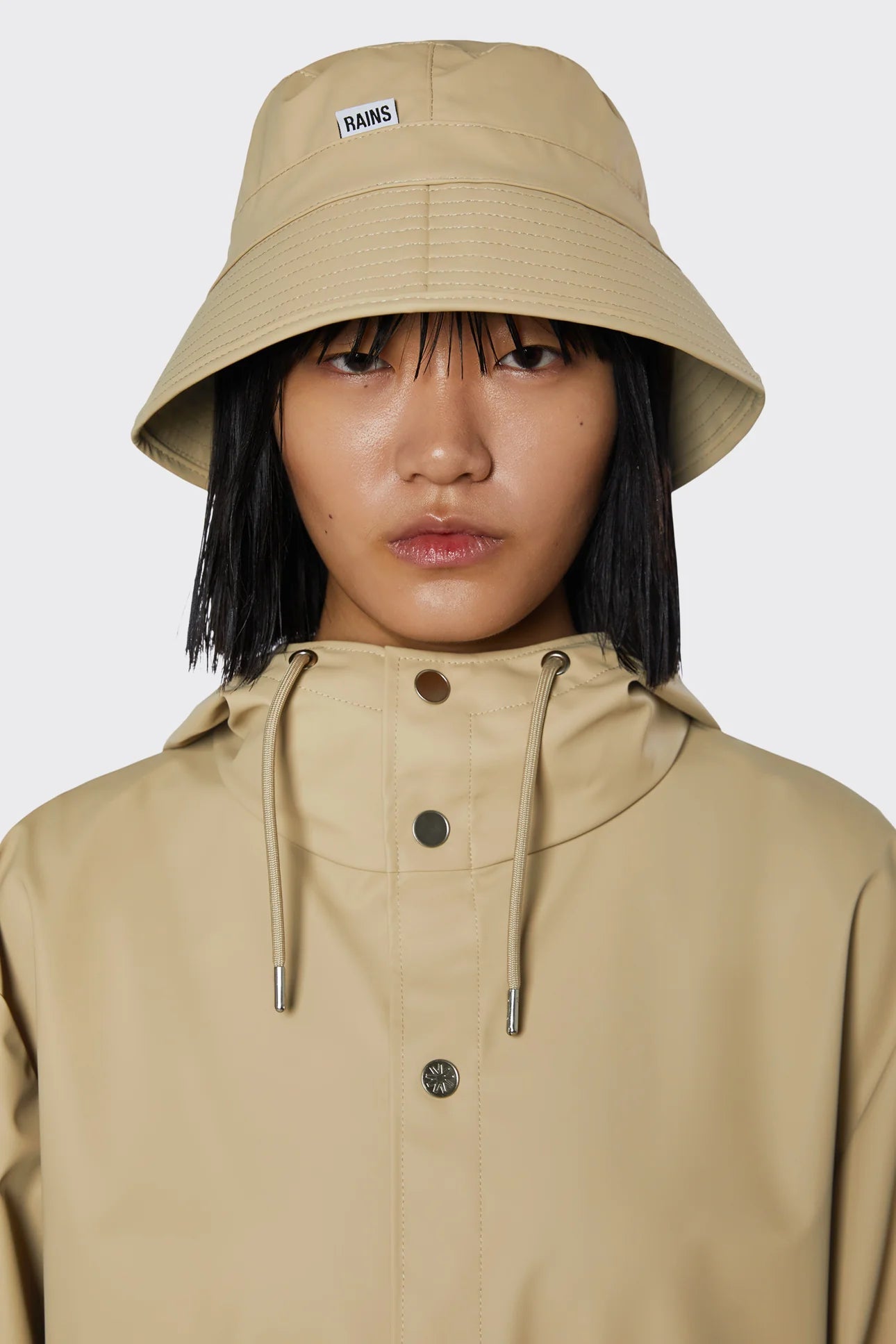 Rains - Bucket Hat 20010 - Sand-Accessoires-20010