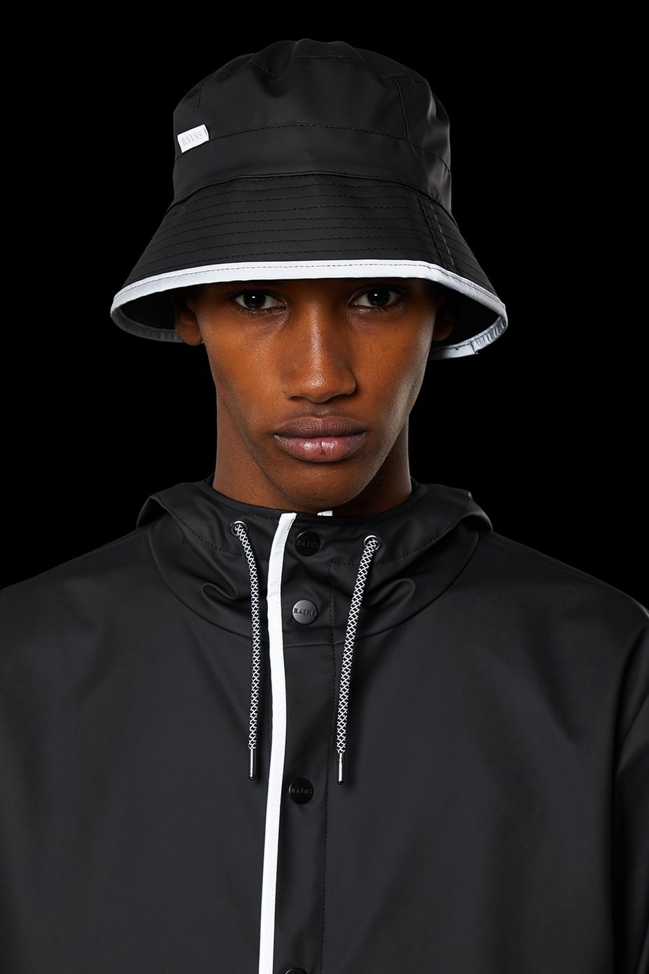Rains - Bucket Hat Reflective Black - Unisexe - NOUVEAUTE-Accessoires-2001