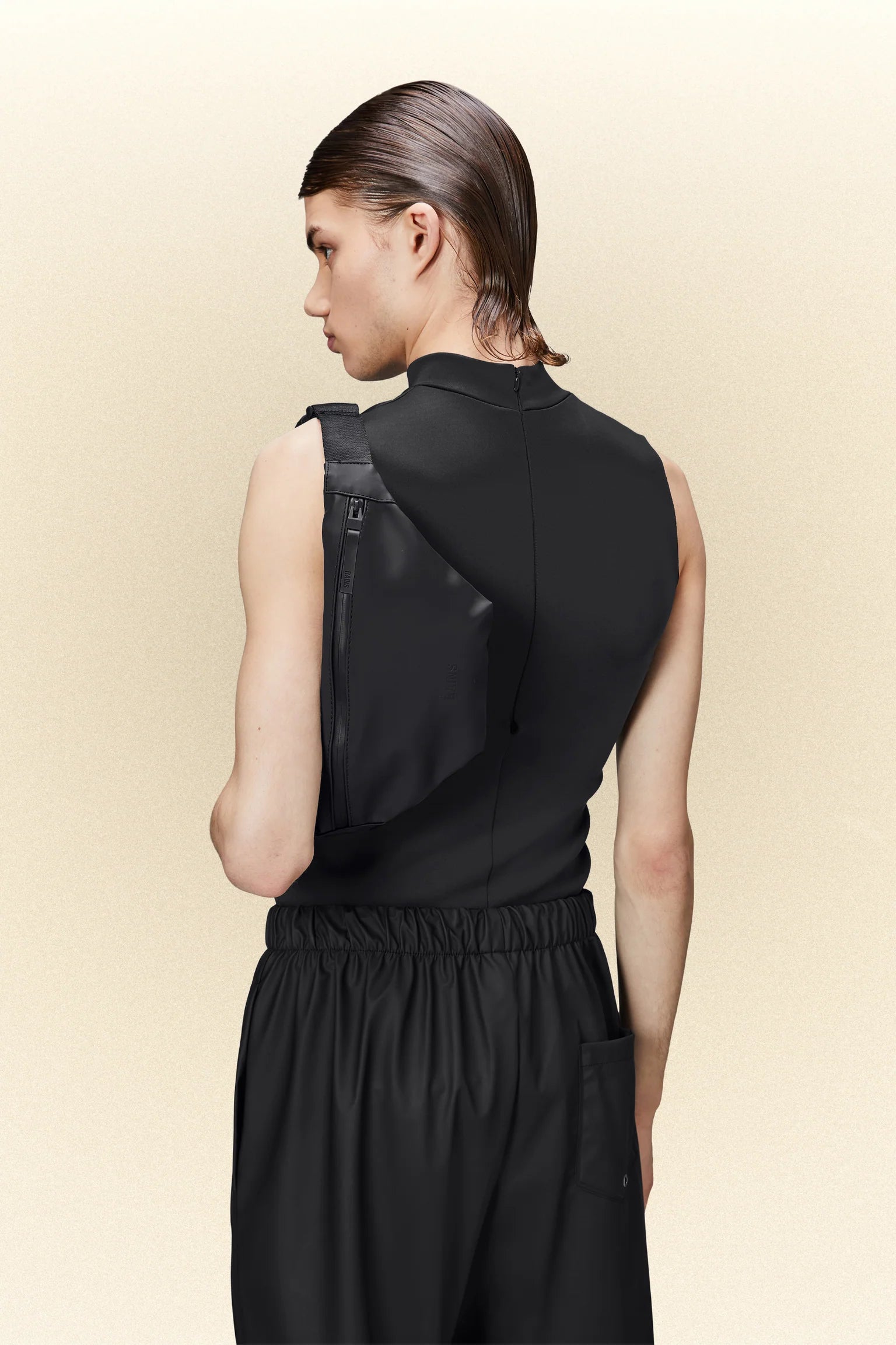 Rains - Bum Bag Mini – Black-Accessoires-14700