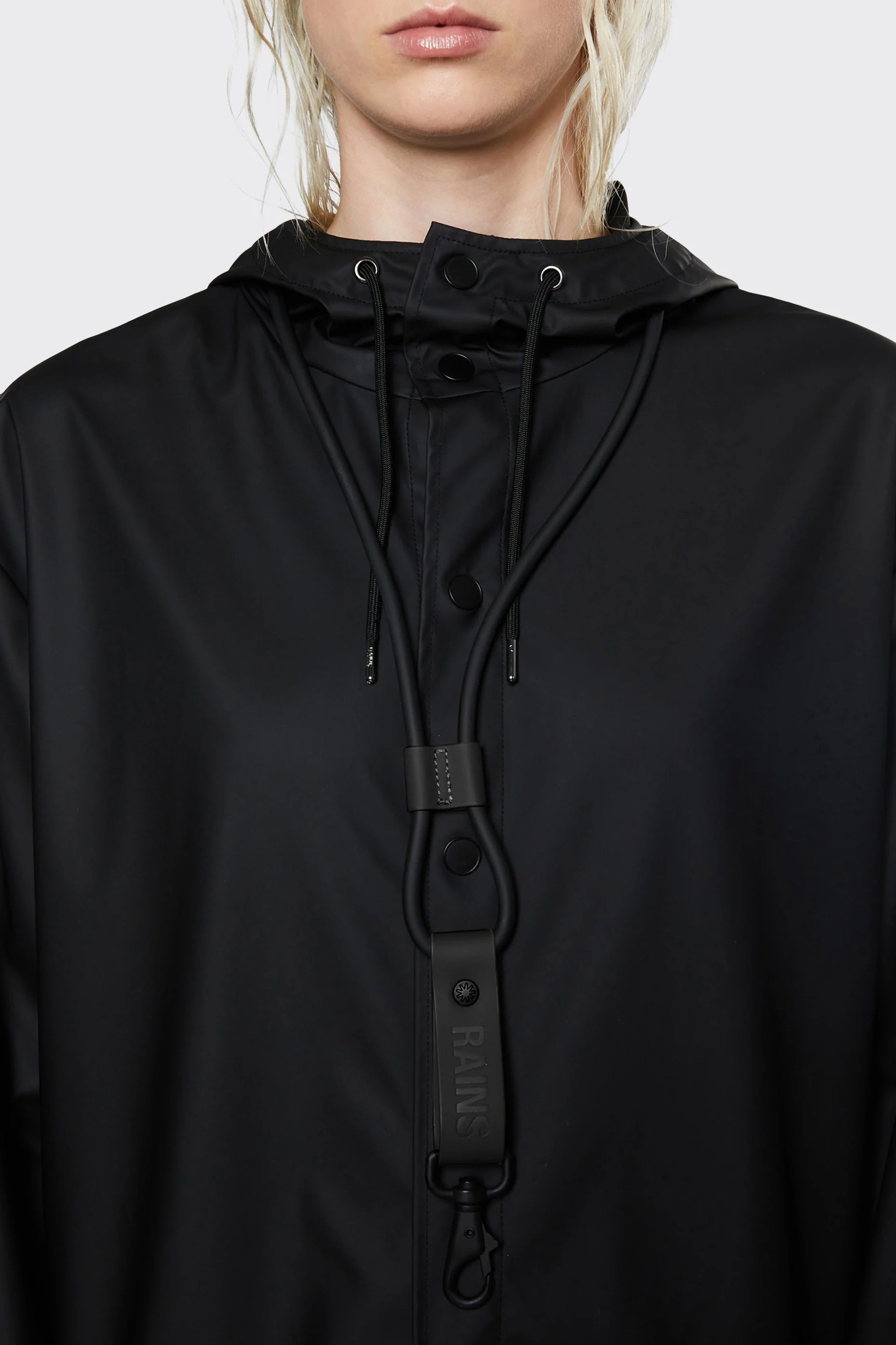 RAINS - Long Key Chain - Black-Accessoires-16030