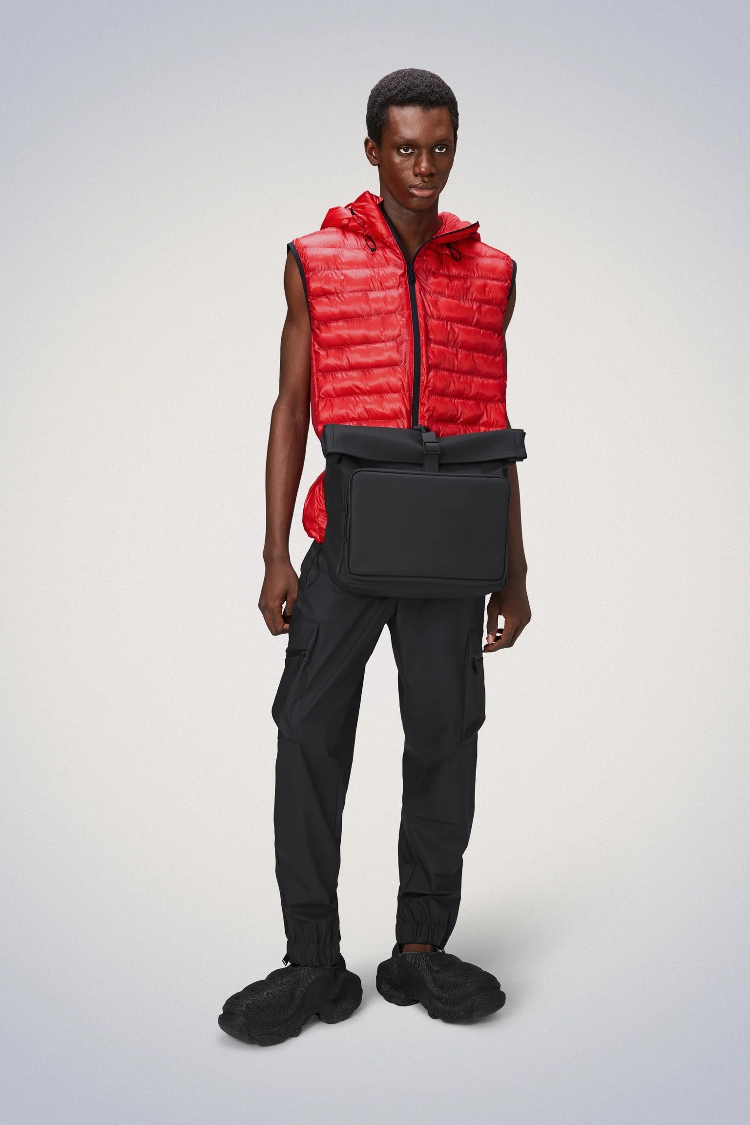 Rains - Rolltop Commuter Bag - Black-Accessoires-14570