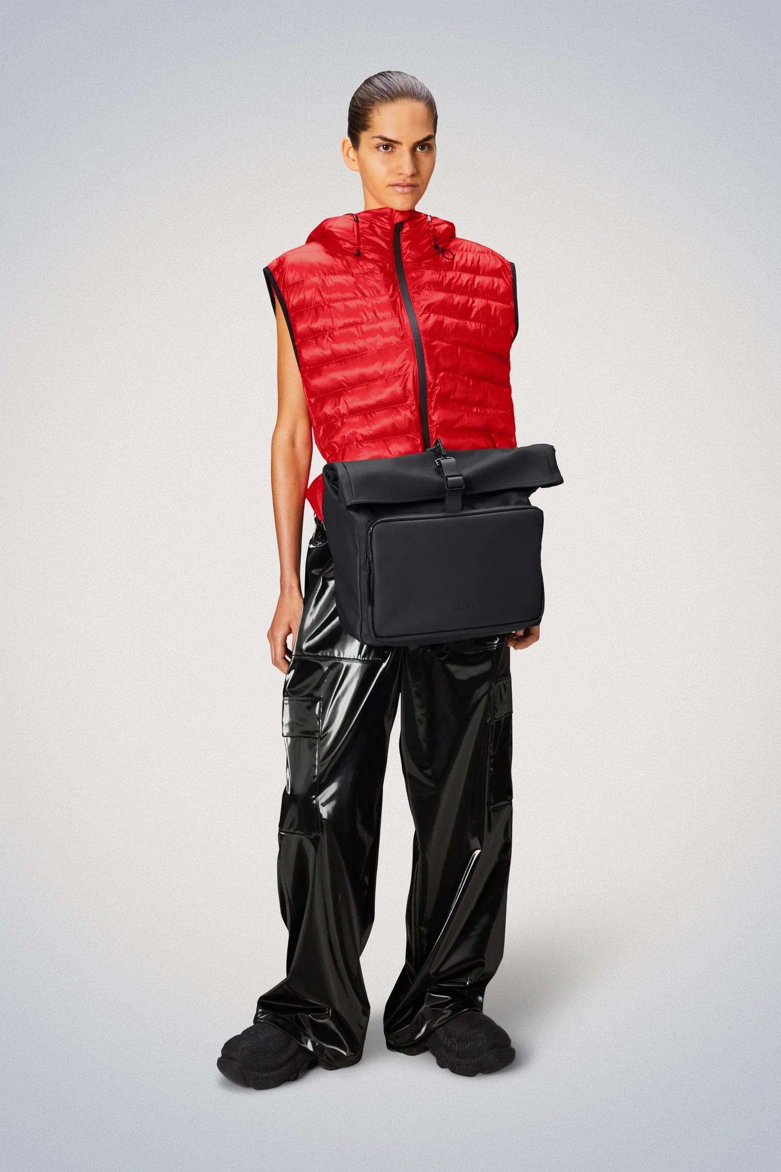 Rains - Rolltop Commuter Bag - Black-Accessoires-14570