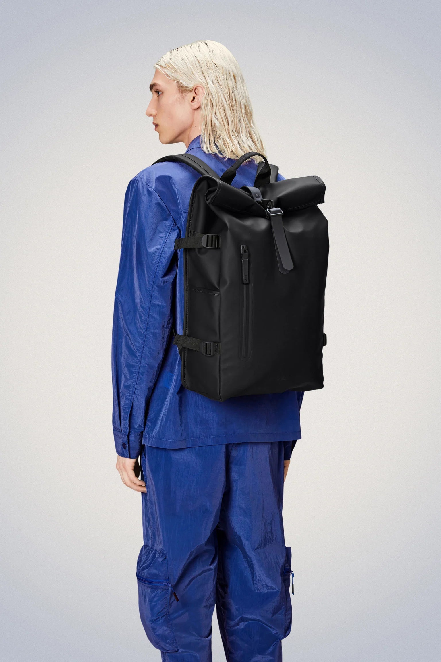 Rains – Rolltop Rucksack Large - Black-Accessoires-14590