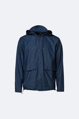 Rains - Short Hooded Coat Blue-Accessoires-