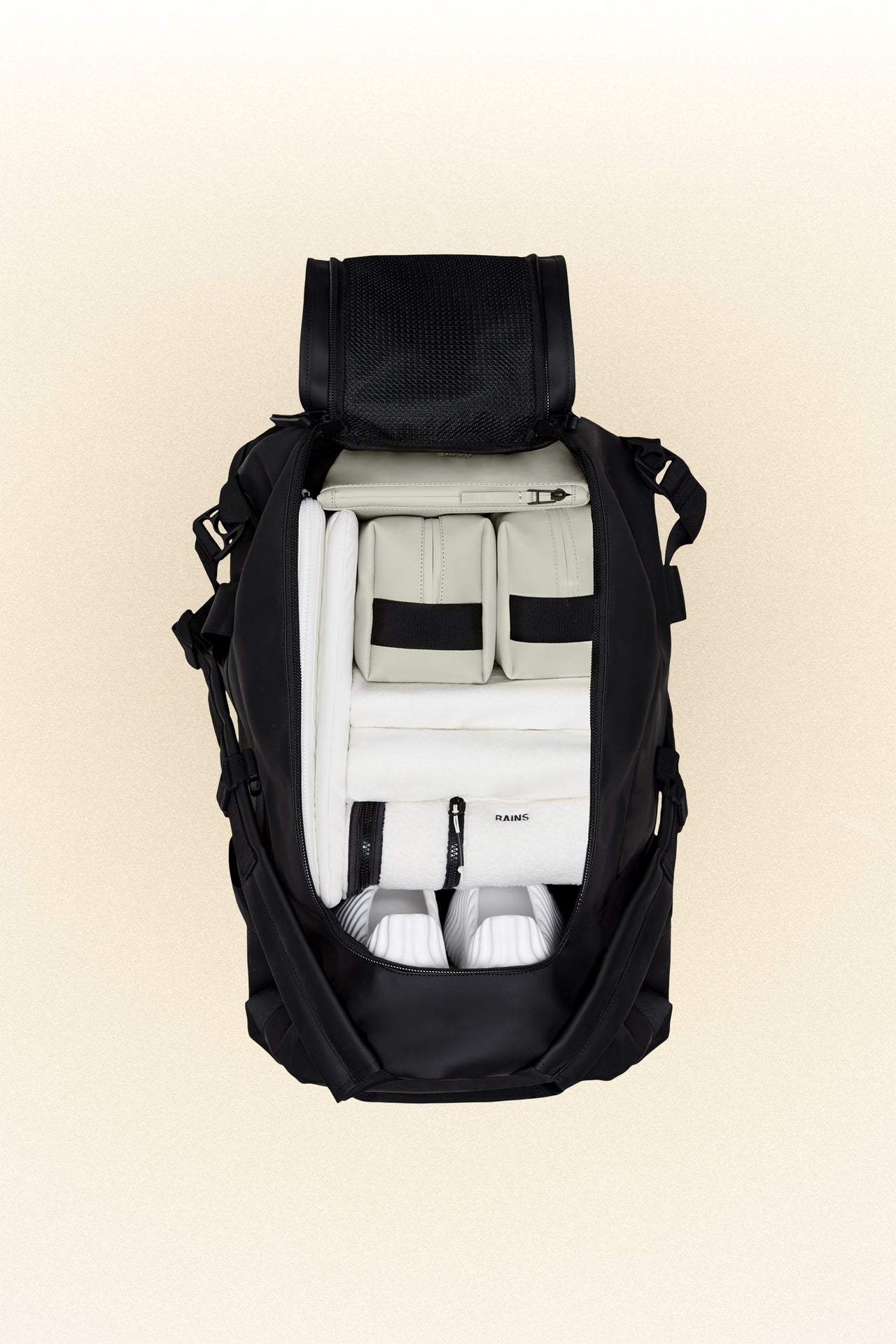 Rains - Texel Duffel Bag Small - Black-Accessoires-13480