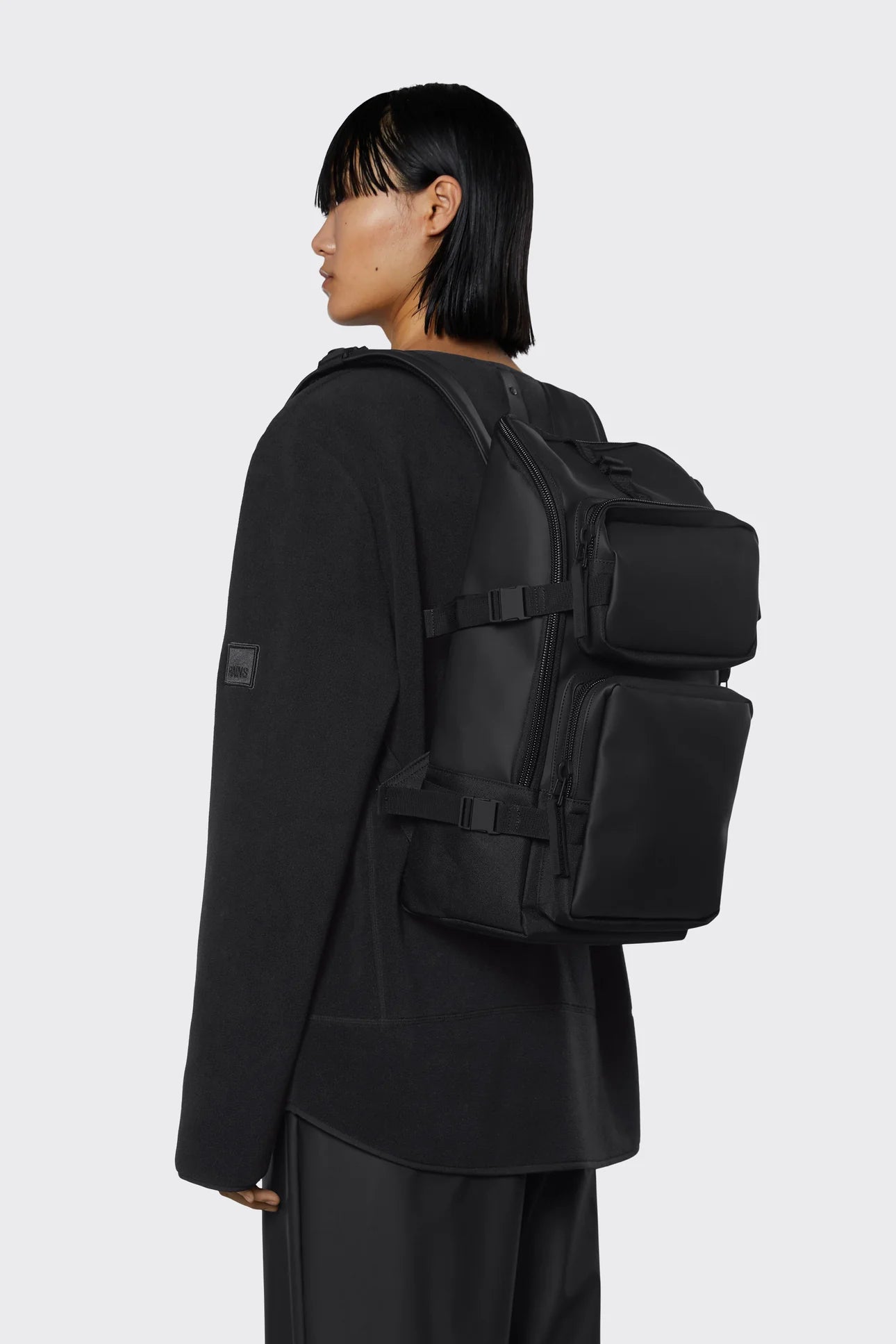 Rains – Trail Cargo Backpack - Black-Accessoires-13800