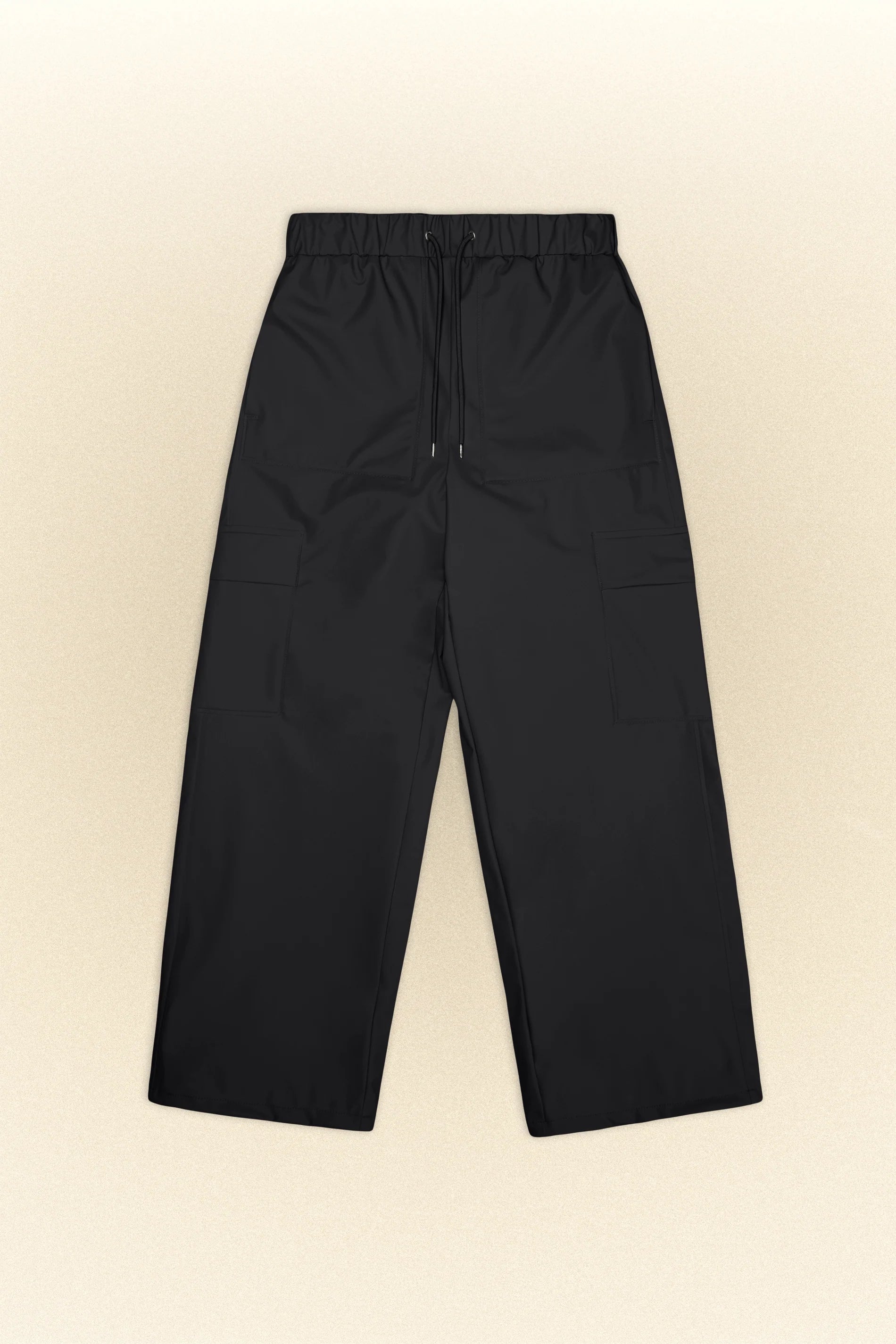 Rains - Cargo Rain Pants Wide - Black-Pantalons et Shorts-18990