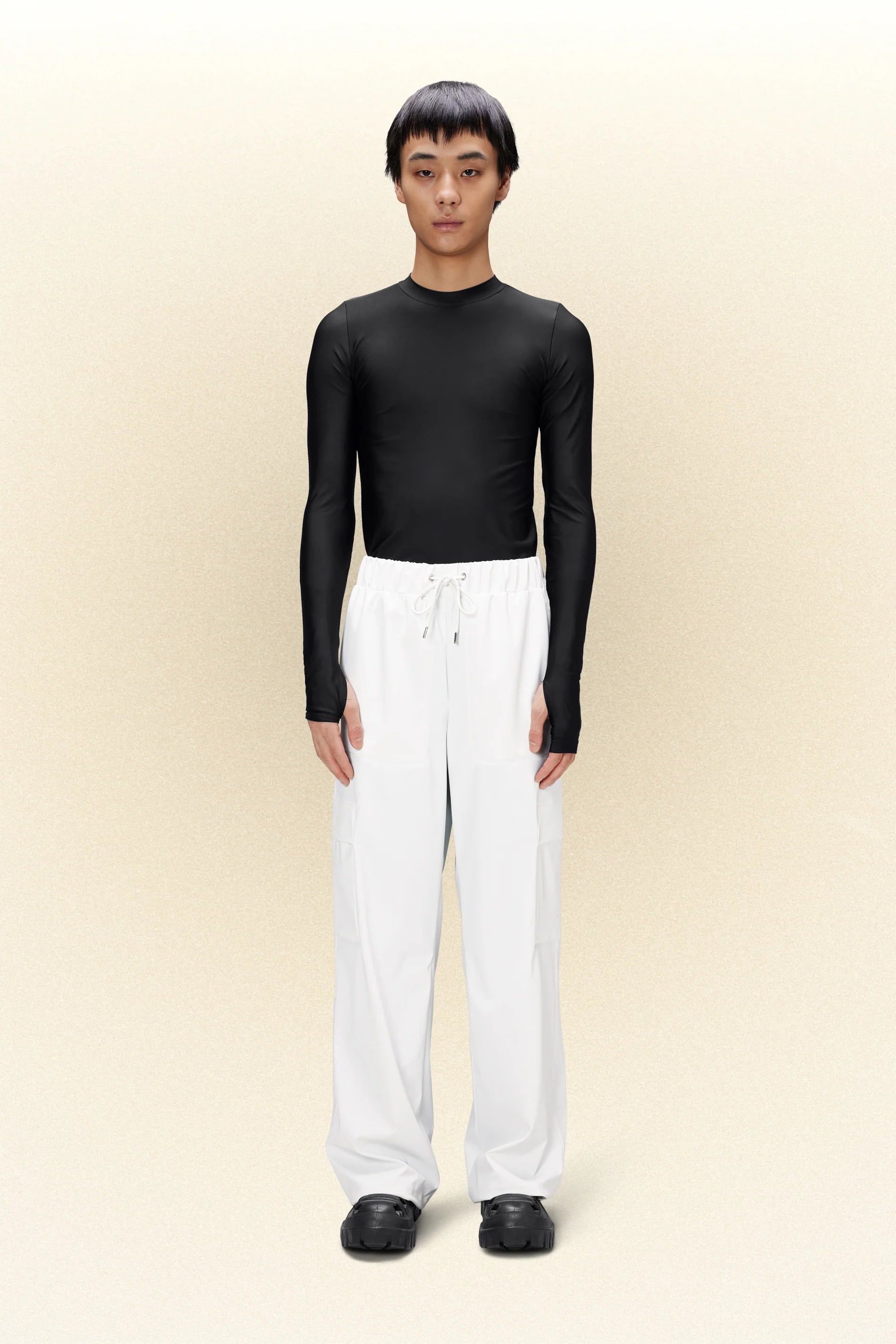 Rains - Cargo Rain Pants Wide - Powder LIMITED EDITION-Pantalons et Shorts-18990