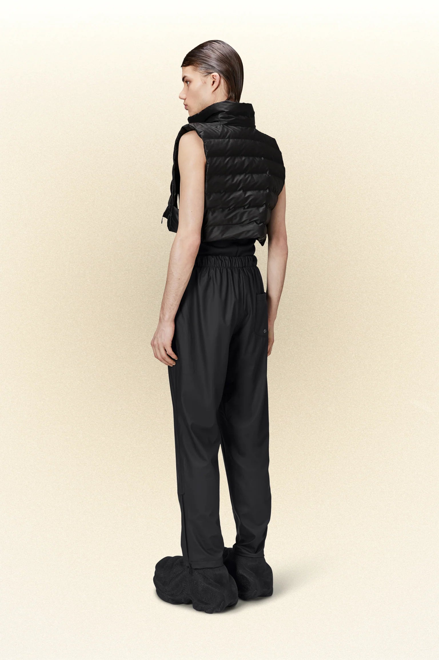 Rains - Pants Slim - Black-Pantalons et Shorts-18580
