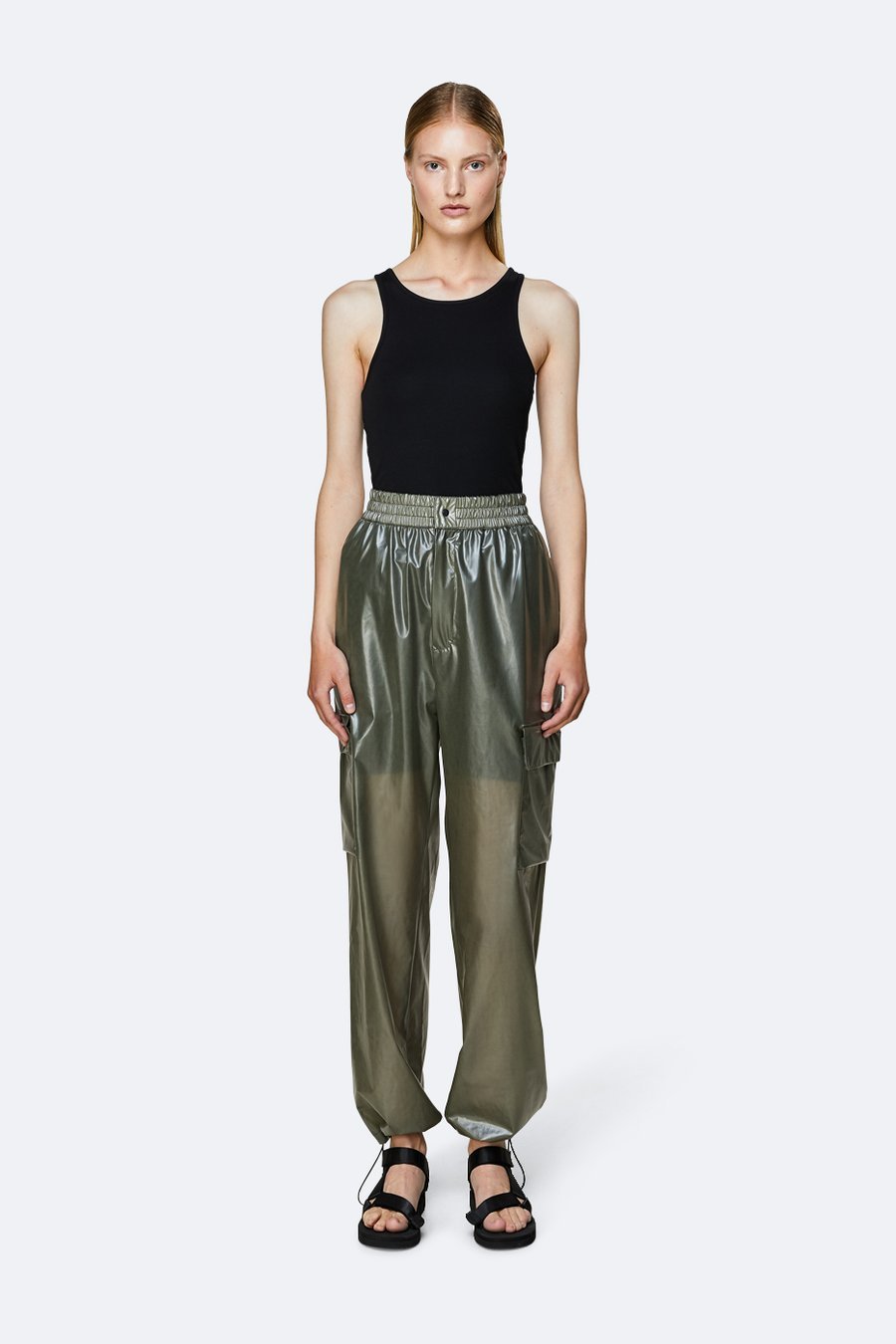 Rains - UltraLight Cargo Pants - Shadow Olive-Pantalons et Shorts-1847
