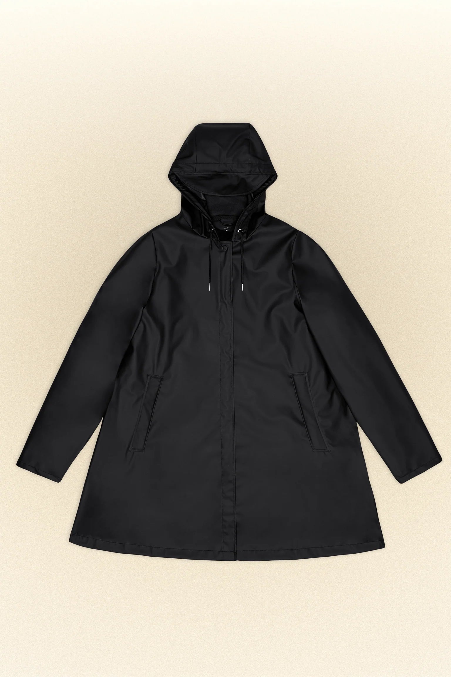 Rains - A-line W Jacket - Black-Vestes et Manteaux-18050