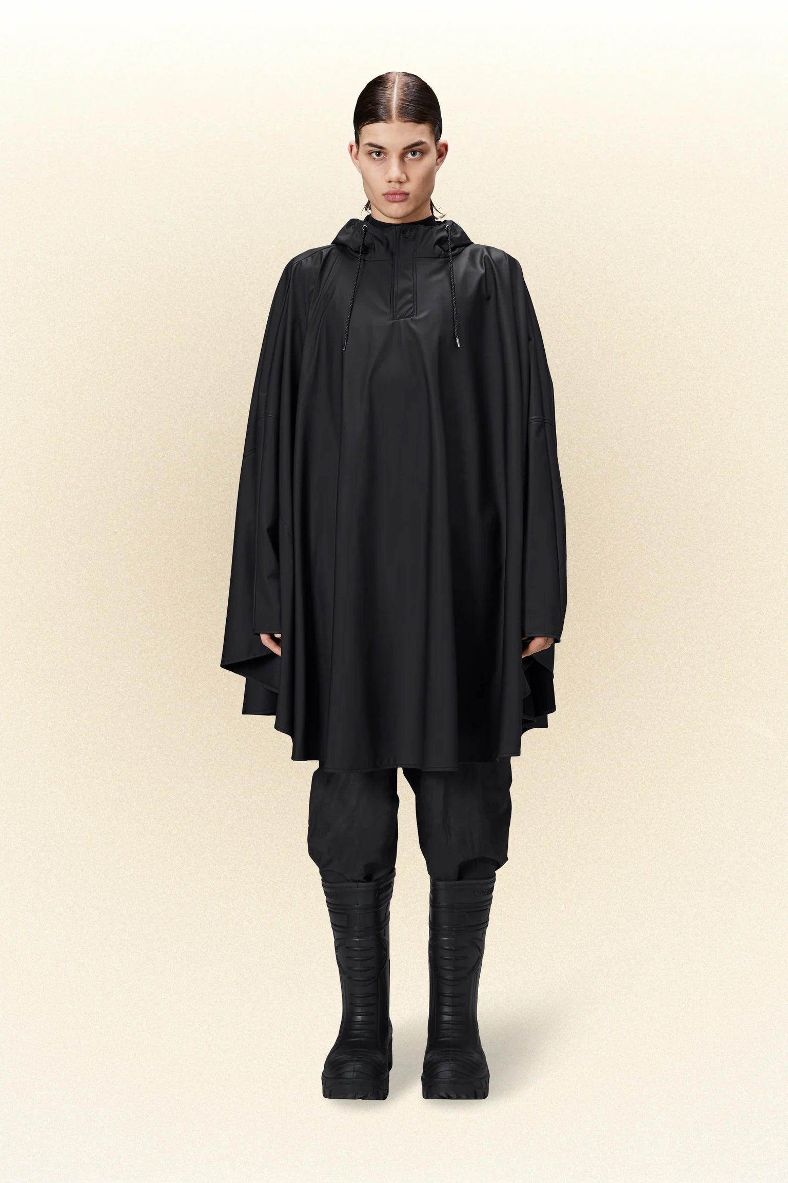 Rains - Cape - Black-Vestes et Manteaux-18800