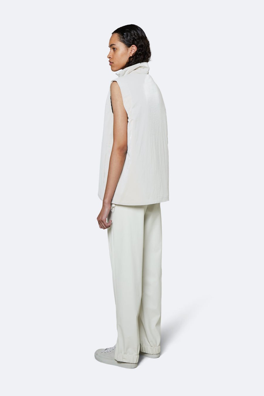 Rains - Drifter Vest - Off white-Vestes et Manteaux-