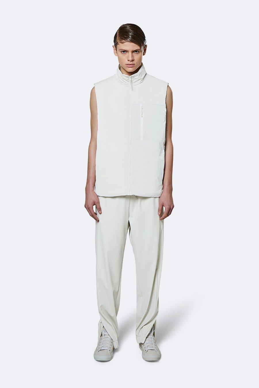 Rains - Drifter Vest - Off white-Vestes et Manteaux-