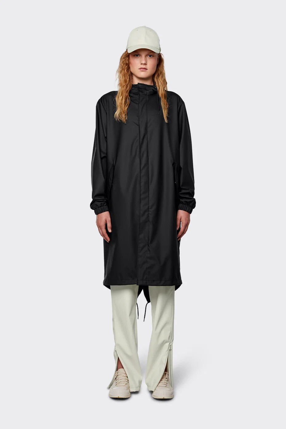 Rains - Fishtail Parka - Black-Vestes et Manteaux-1257
