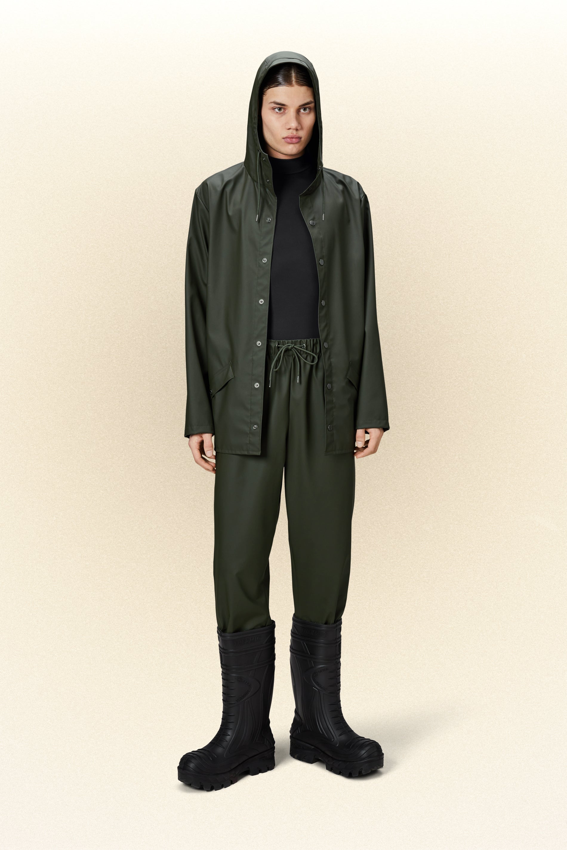 Rains - Jacket Green - Veste imperméable UNISEXE-Vestes et Manteaux-1201