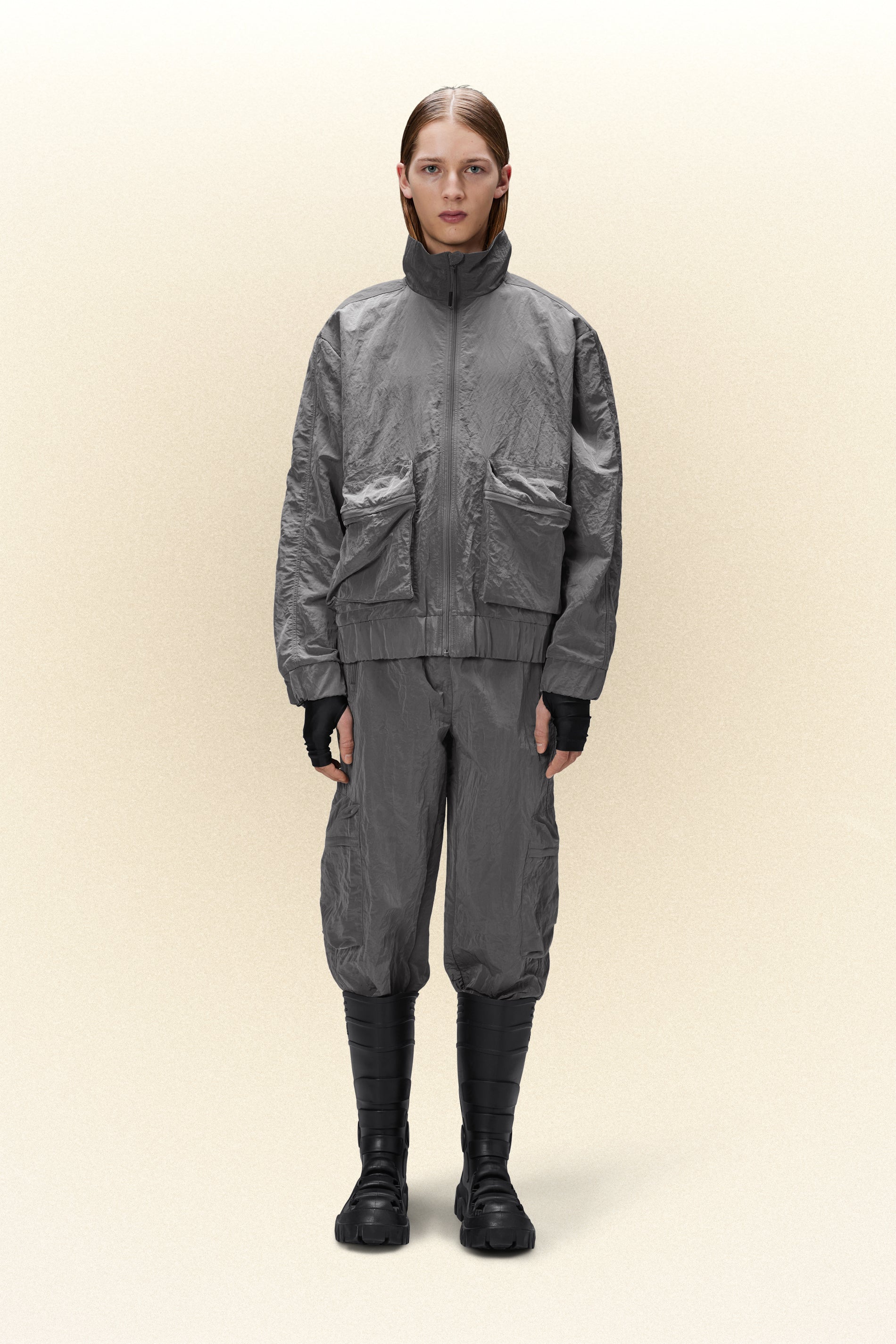 Rains - Kano jacket - Metallic Grey-Vestes et Manteaux-18250