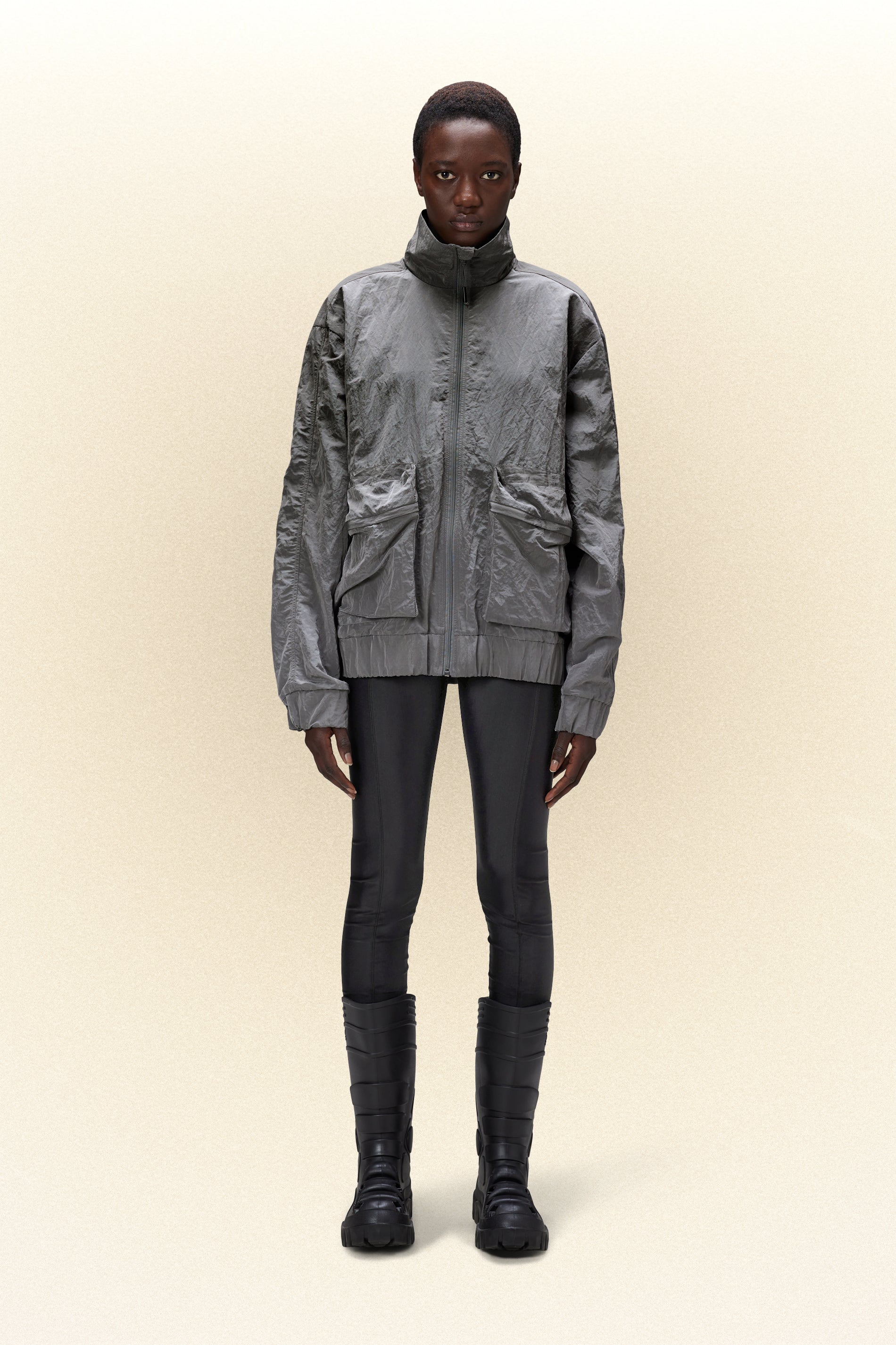 Rains - Kano jacket - Metallic Grey-Vestes et Manteaux-18250
