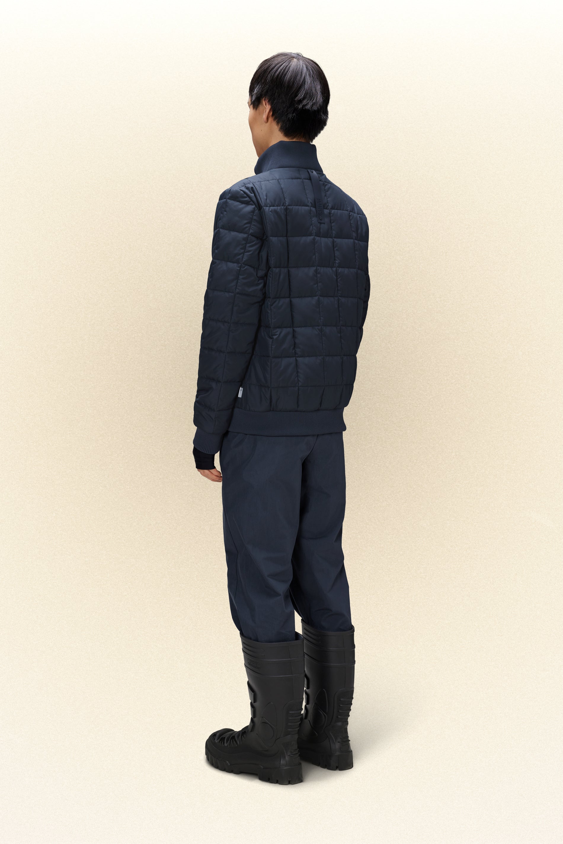 Rains - Liner High Neck Jacket W1T1 - Navy NEW EDITION-Vestes et Manteaux-18180